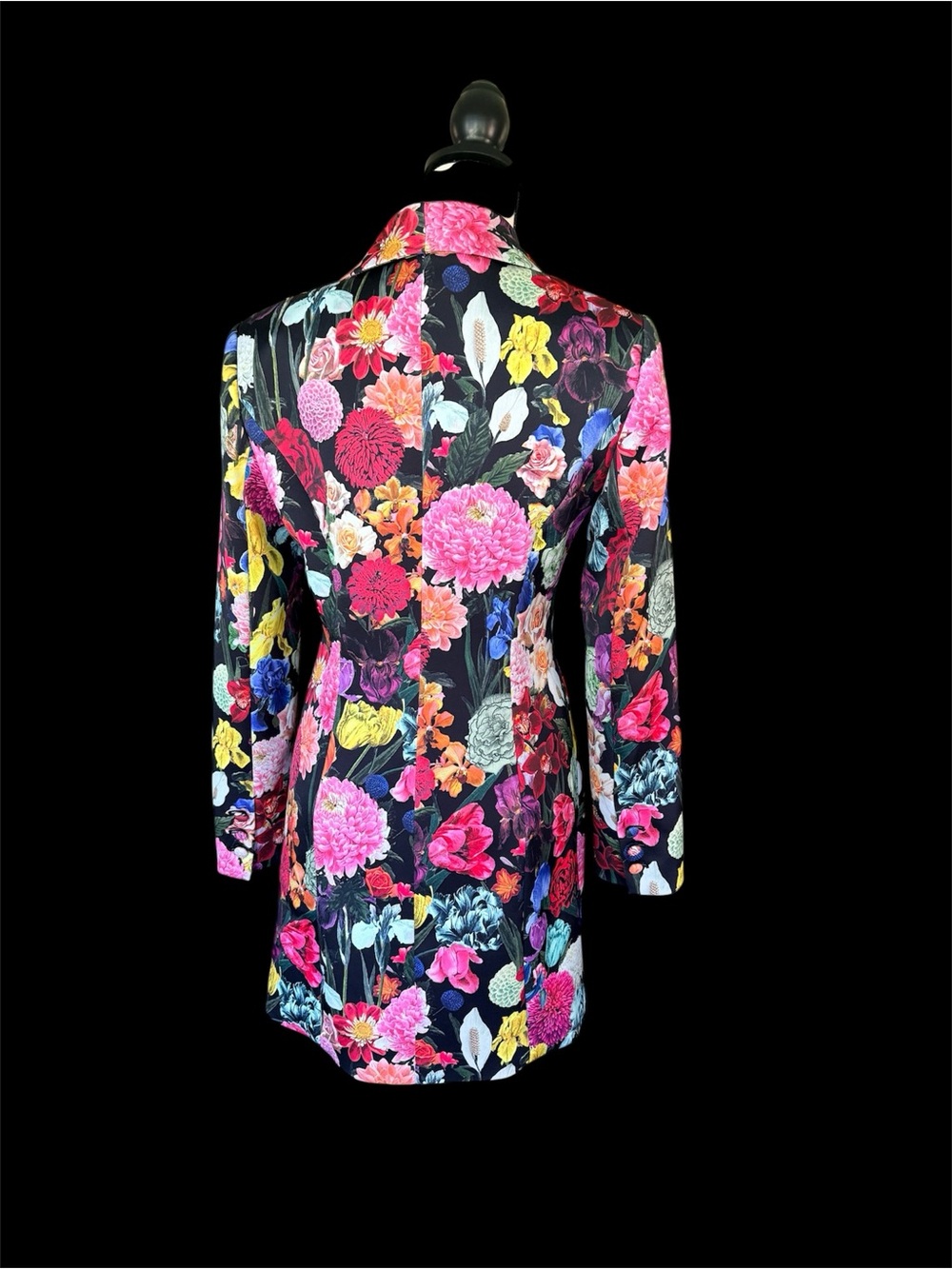 Alice + Olivia Latoya Floral Double-Breasted Blazer Dress Size 6 - Picture 5 of 8